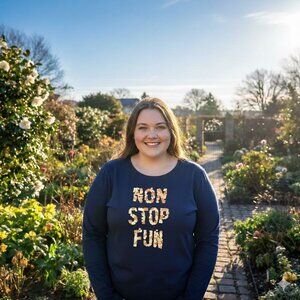 Arizona Jean Co. Girls Large (14 1/2 - 16 1/2) Navy Blue Sequin Non Stop Fun Lon